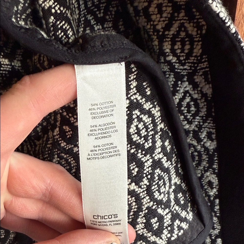 Chico’s Lightweight Jacket Zip Pockets Cardigan - image 2